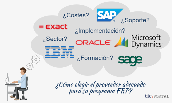 ¿Cómo elegir el proveedor adecuado para su programa ERP? proveedores erp elegir