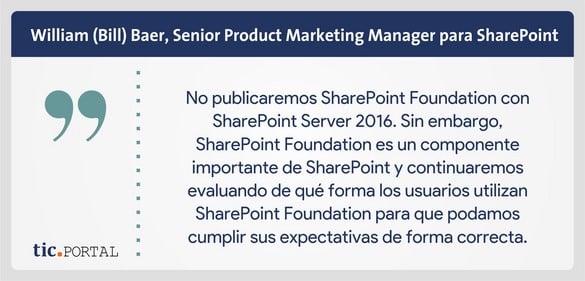 sharepoint 2016 foundation bill baer